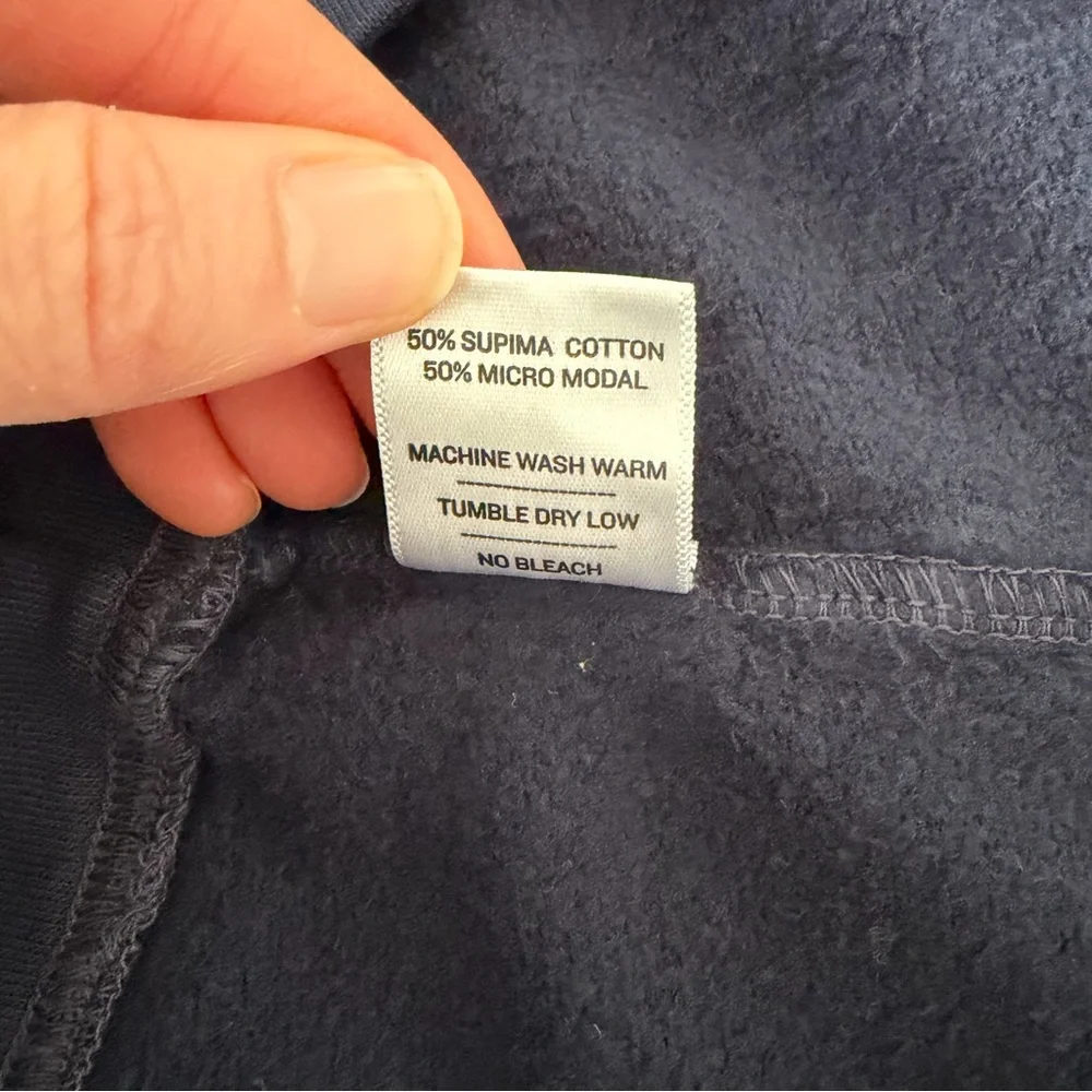 American Giant Crewneck Sweatshirt Size Large Navy Blue Minimalist Casual Cotton